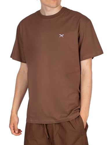 T-shirt décontracté en coton bio homme mode écoresponsable motif mini drapeau
