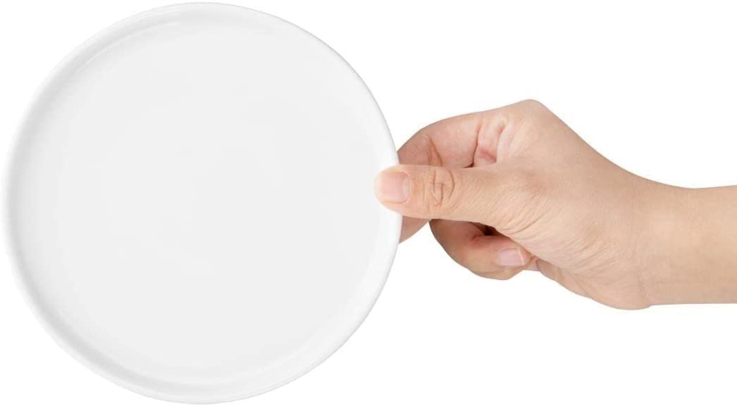 Olympia Whiteware Flat Round Plates 150mm (Pack of 6)