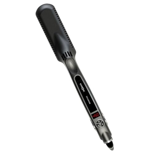 Plancha de Pelo TurboIon Nano Titanio 1.5 pulg Negro miniatura 5