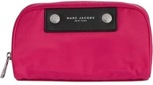 Marc Jacobs Bolsa de nylon Preppy para cosméticos, Rosa choque