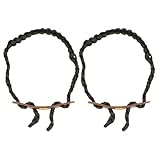 UPKOCH 2pcs Adjustable Archery Wrist Rope for Compound Bow Braided Nylon Strap Archery Hunting Accessory
