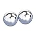Generic Elegant Perfume Bottle Caps Set - 2 Pack, PP Silver