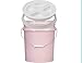 House Naturals 5 Gallon Pink Food Grade Bucket Pail with Air Tight screw on Lid (Pack of 2) Made in USA buckets