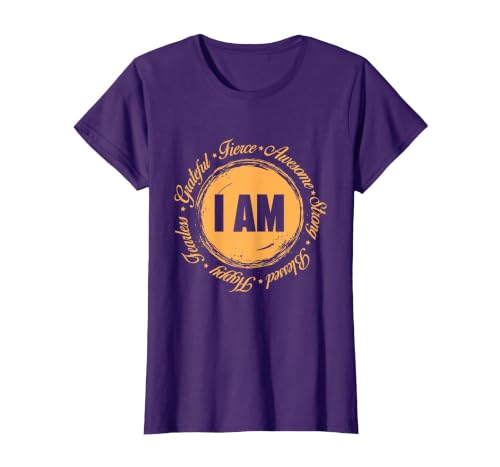 Motivational Quote Inspiration Positive Saying Life Slogan T-Shirt, Women, Purple, X-Large