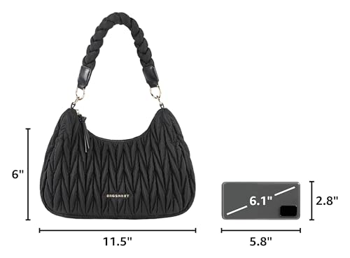 Image of BAGSMART Lightweight Crossbody Bags for Women, Quilted Puffer Shoulder HandBags with Adjustable Strap for Travel