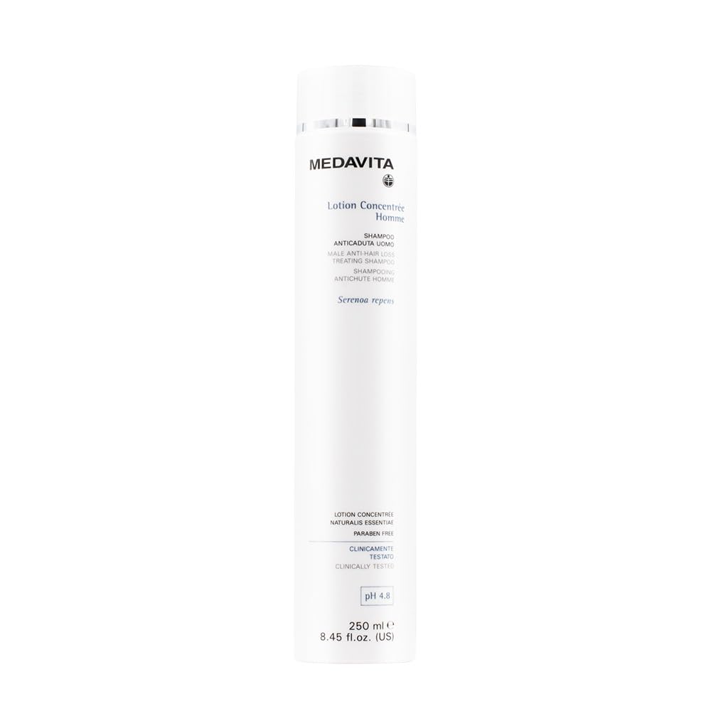 [Medavita] Lotion Concentree Homme Anticaduta Uomo Shampoo 250ml for Men Type Shampoo, Promote Hair Growth