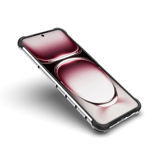 Image of Glasgow Back Case Cover Designed for [ Oppo Reno 12 5G / Reno12 5G ] (Stylish Look | Shock Proof) - Black