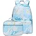 Sugaroom School Backpack for Girls Backpack with Lunch Box Lightweight Water Resistant School Bags Kids Bookbags Set