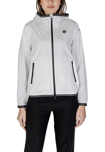 Blauer Giacca a vento bianca da donna XS