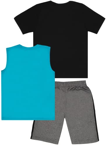 Marvel Avengers ensemble T-shirt débardeur et short garçon Black Panther - 2