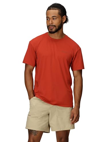 Image of MARMOT Men's Air Exchange UPF 50 Short Sleeve Crew Neck Shirt - Breathable, Moisture Wicking