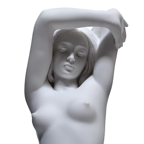 Sculpture en Marbre La Honteuse 40 cm | Statue Décorative Objet d'Art Intérieur - 5