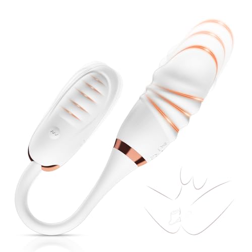 Thrusting Vibrating Massager - Clitioral Sucker Vibratorsmassager Electronic for Foot or Neck Viboatoars Couples High Frequency Silent Personal Massage Adult Tools Portable WR03 (Medium)
