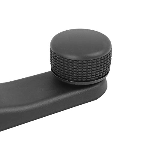 X AUTOHAUX 1 Paar Fensterkurbel universal Heberkurbeln Handhebel Kunststoff Kurbel für Autotür-Fenster Schwarz