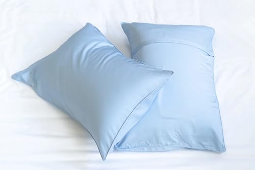 Housses de coussin Tencel vert olive pour lit King moderne - 4