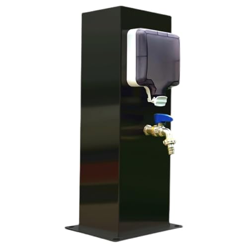 Colonne d'eau de jardin en acier inoxydable pour supprimer les rallonges électriques au jardin