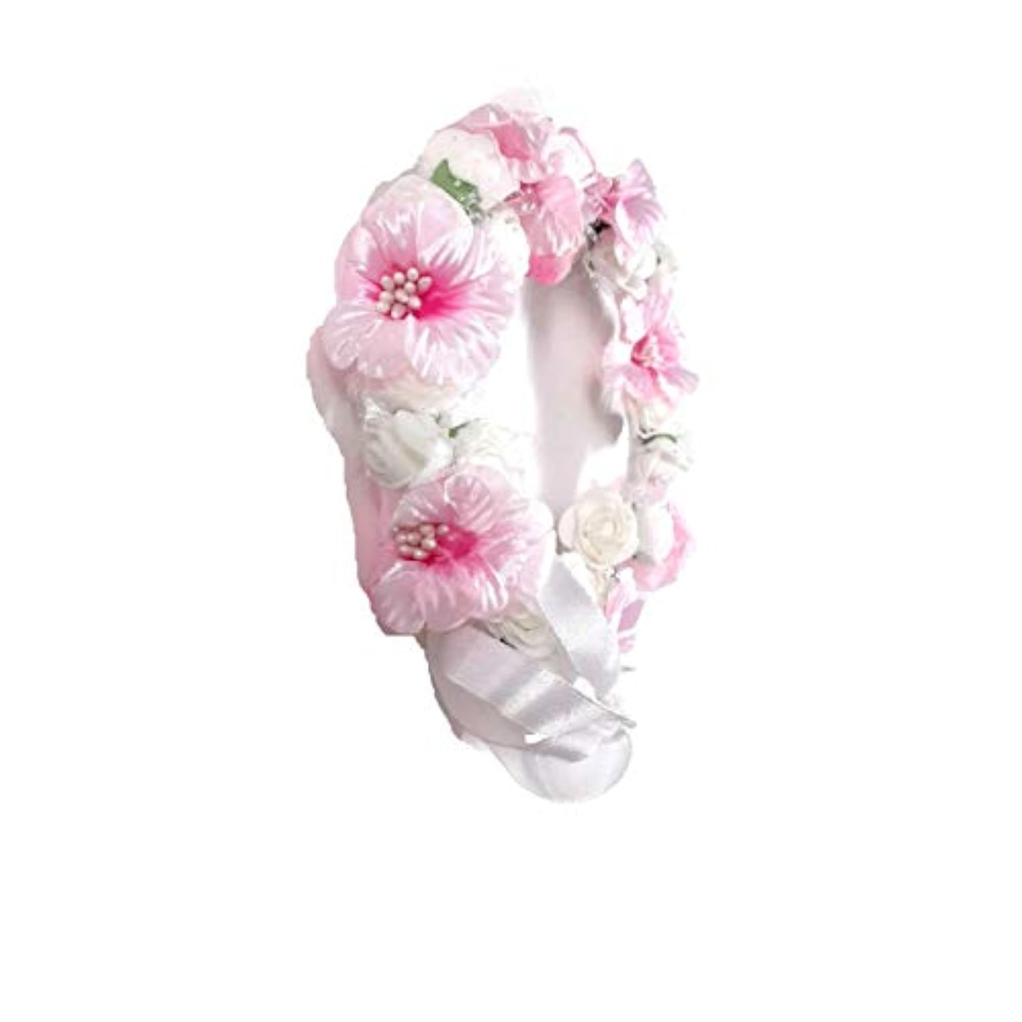 Handmade Artificial Flowers Jewellery Tiara