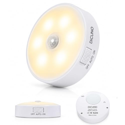 Motion Sensor LED Light Motion Sensor Light With Automatic Light Sensor On Off, Wardrobe Lights With Sensor and Cabinet Light for Home Indoor Closet Kitchen and Staircase (White, 1 Pc)