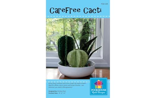Poorhouse Quilt Designs Carefree Cacti Pattern