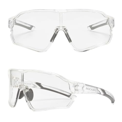 Image of ROCKBROS Photochromic Sunglasses for Men Cycling Sunglasses Sports Bike Glasses