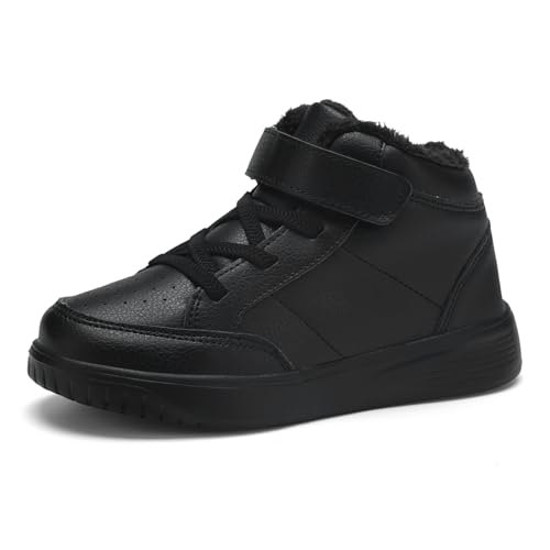 Best Snow Boots for 11 Year Old Boy: Top Picks & Reviews 14 Yadurdu Boys Girls All Black Snow Boots Kids Outdoor Walking Fur Lined Warm Anti-Slip Winter Shoes Big Kid Size 5