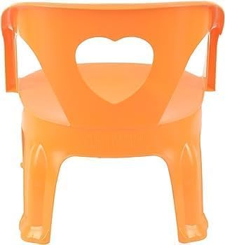 Samruddhi Chintu Plastic Baby Chairs for Kids - Set of 2 (Yellow & Pink) | Lightweight, Durable & Child-Safe Toddler Chairs | Ideal for Indoor & Outdoor Use, Easy to Stack & Store 1