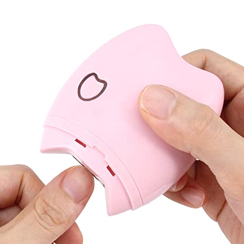 Eléctrico Recortador de Uñas,Automático Carga USB Inteligente Lima de Uñas,Cortaúñas eléctrico para Bebés (WT01S-Pink)