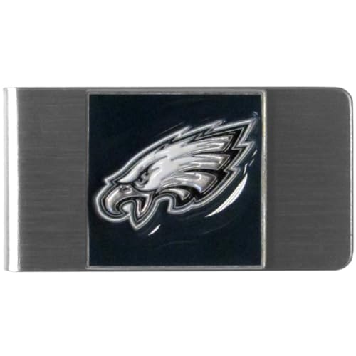 NFL Siskiyou Sports Mens Philadelphia Eagles Steel Money Clip One Size Team Color