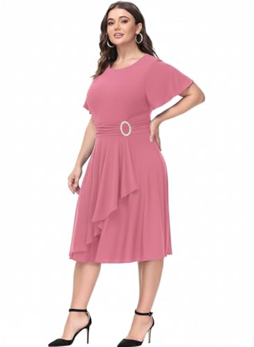 Image of TASHVIKA'S Women's Fit & Flare Midi Dress