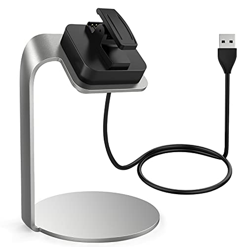 Charger Dock Compatible with Garmin Forerunner 35 35J 230 235 630 645 Music 735XT, Approach G10 S20, Vivomove HR, ForeAthlete 35J, GHIJKL Charging Clip Stand Charger Station for Garmin Watch