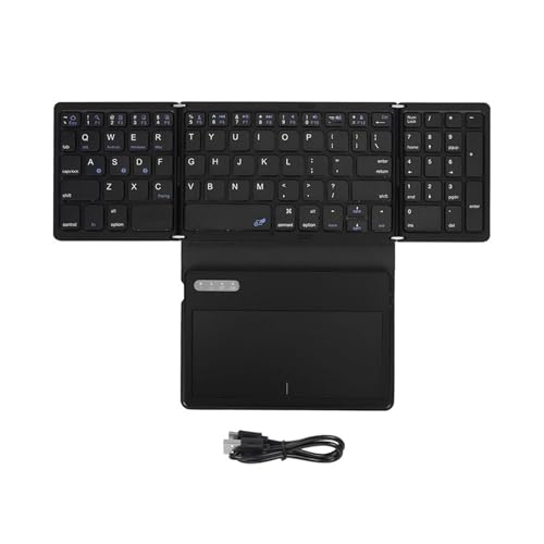 Clavier pliable avec pavé tactile et pavé numérique pour voyage