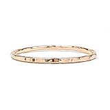 Rose Gold Stacking Ring, 14K Rose Gold Filled, 18 gauge, 1mm Diameter, Made to Order, Thin Rose Gold Stack Rings for Woman, Hammered Thin Band (14K Rose Gold Filled, 1 ring- cross hammered)