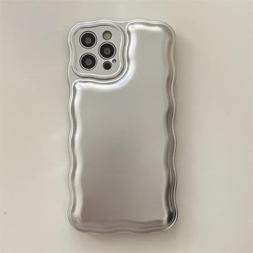 Coque silicone iPhone 13 Pro Max argent givré idéale pour vos photos de voyage