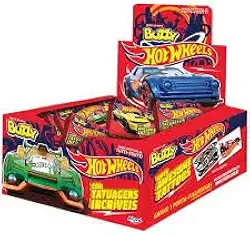 Chiclete Hot Wheels Tutti Frutti c/90 unidades