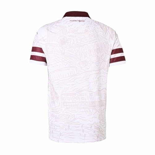 Maillot Kappa Kombat Away UBB ACT maillot rugby enfant taille 8 ans blanc