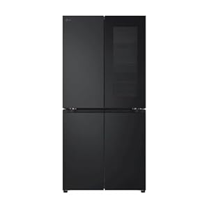 LG GMV860EPDE SLIM Multi- Door Kühl/-Gefrierkombination | InstaView | 530 L | Total No Frost | Slim Fit - nur 83,  cm breit | Schwarz