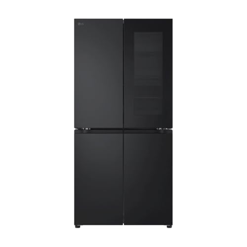 LG GMV860EPDE SLIM Multi- Door Kühl/-Gefrierkombination | InstaView | 530 L | Total No Frost | Slim Fit - nur 83,5 cm breit | Schwarz