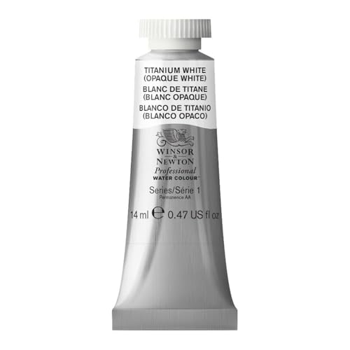 Winsor & Newton Professional Water Colour Paint, 0.47-oz Tube, Titanium White
