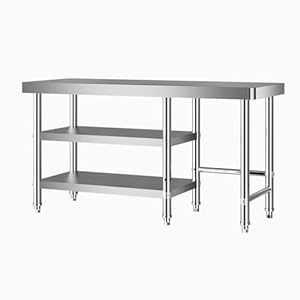 Guawjrzdp Stół RBYU L100xW80cm Stal Nierdzewna