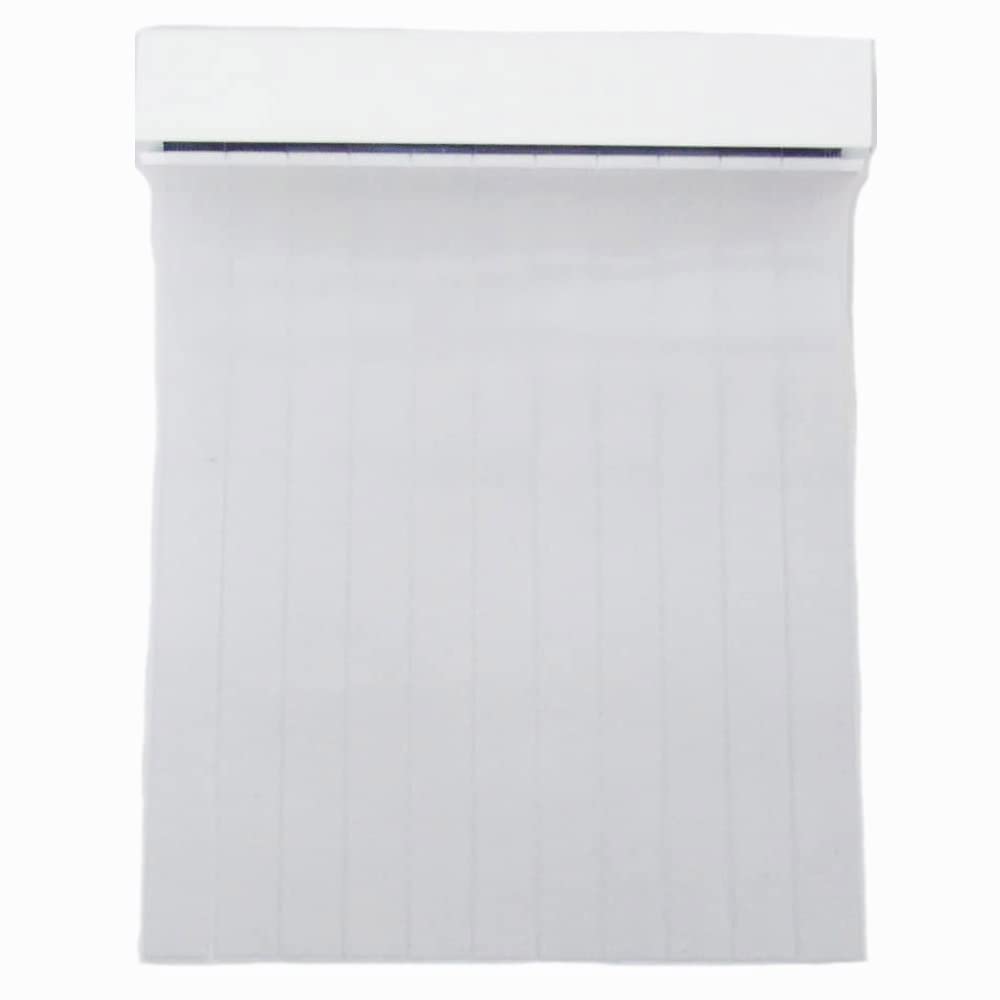 Cortinas Exterior Puerta de Tiras | Material Plástico PVC y Barra Aluminio | Ideal para Terraza y Porche | Anti moscas (ANCHO 90cm X 230cm ALTO, TRANSPARENTE)