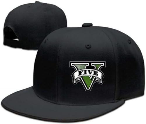 GTA Five Logo Baseball Cap Hip-Hop Style Black