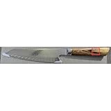 Kiritsuke Messer 21 cm – Japanischer Stil Küchenmesser, Edelstahlklinge & Holzgriff, extra scharf & langlebig – Profi Kochmesser für präzises Schneiden