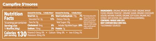 GU Energy Stroopwafel Campfire S'mores Sports Nutrition Waffle, Caffeine-Free, and Kosher dairy, On-the-Go Energy for Any Workout, 16 Count