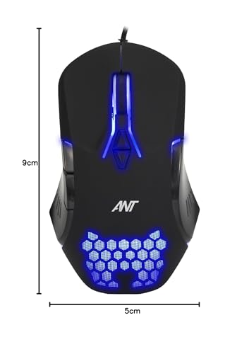 Image of Ant G30 Gaming Mouse, Wired Mouse with RGB Backlit and Adjustable DPI, Ergonomic Office Laptop Mouse, Computer Gamer Mouse with 7 Responsive Buttons for Windows /Mac /Linux /Chrome