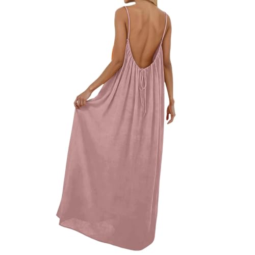 Summer gown d'été au drapé fluide et dos nu sculptural
