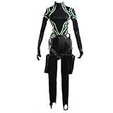 ECMRAD Anime Persona 5 Futaba Sakura Cosplay Costume Halloween Uniform Battle Clothing Carnival Party Outfits (Female, S)