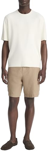 T-Shirt à Manches Courtes Homme Vince Milano Col Rond Basique Noir Coton