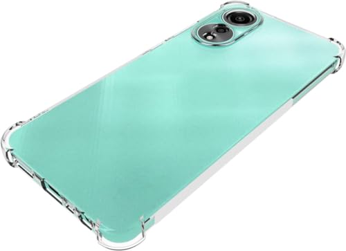 Image of for Oppo A18 4G Case,Phone Case Clear Transparent Reinforced Corners TPU Shock-Absorption Flexible Cell Phone Cover for Oppo A18 4G - Transparent