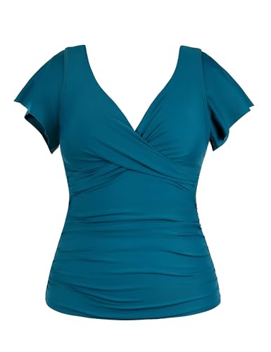 Maillot de bain tankini à armatures anti-complexes effet gainant - 4