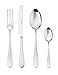 Sambonet 52559-81 Frame - Set di Posate da Tavola monoblocco in acciaio inox 18/10, per 6 persone, 24 pezzi: 6 forchette, 6 cucchiai, 6 coltelli, 6 cucchiaini da tè